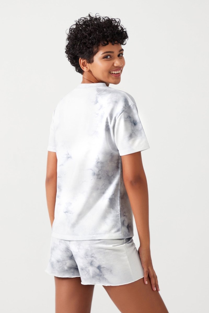 Batik Desenli Kısa Pijama Takımı