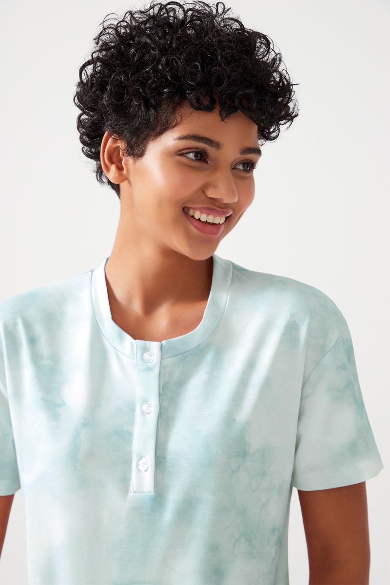 Batik Desenli Kısa Pijama Takımı