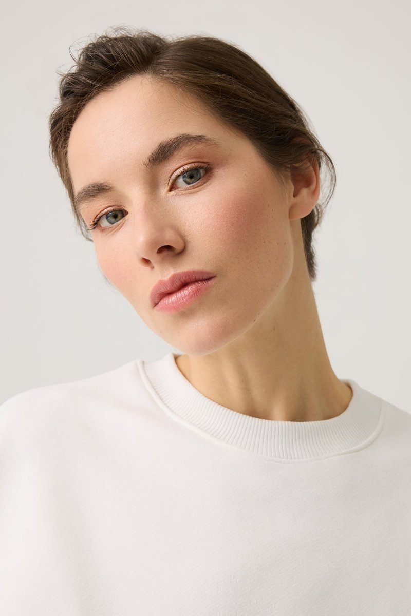 Bisiklet Yaka Bol Sweatshirt