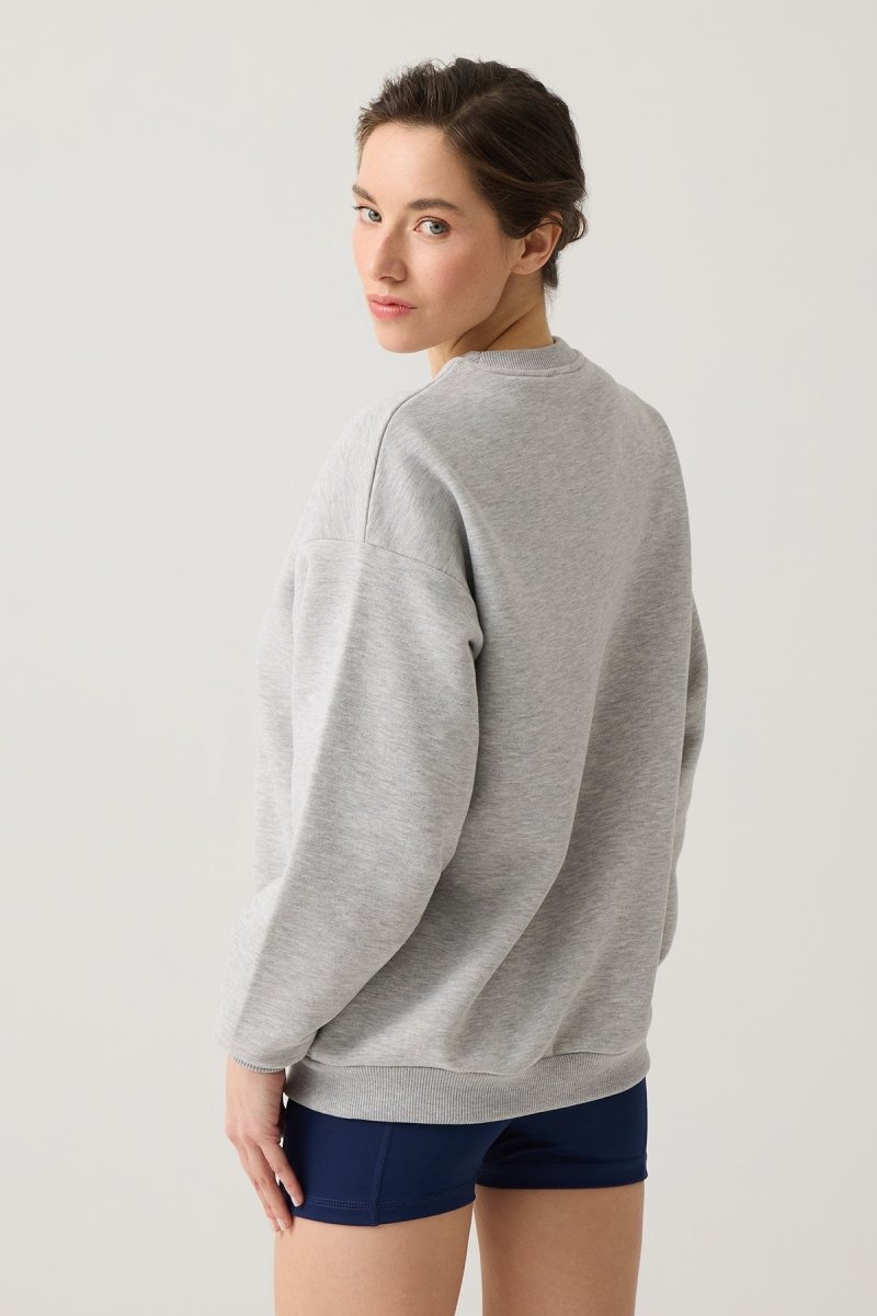 Bisiklet Yaka Bol Sweatshirt