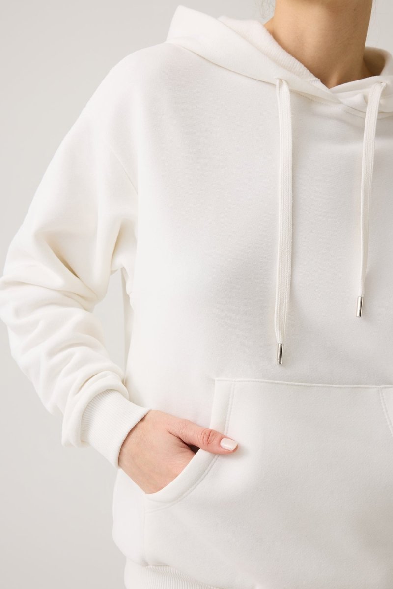 Bol Kesim Kapüşonlu Sweatshirt