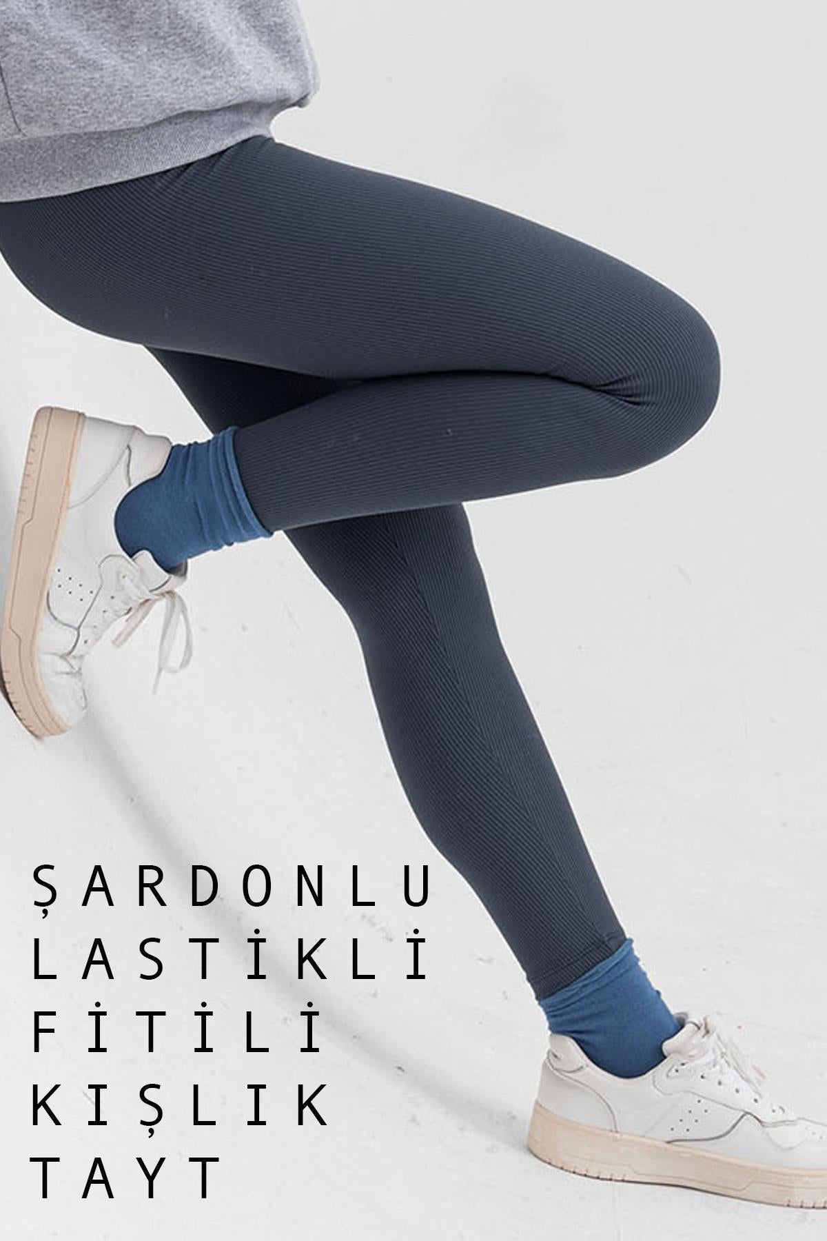 Fitilli İçi Polar Tayt