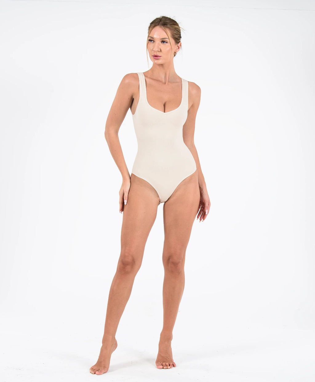 Kalın Askılı Dikişsiz Body Korse