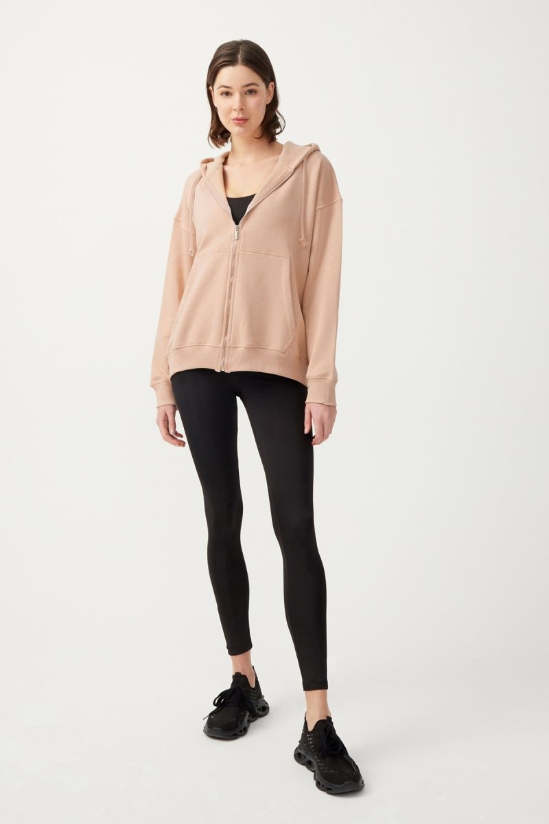 Kapüşonlu Fermuarlı Sweatshirt