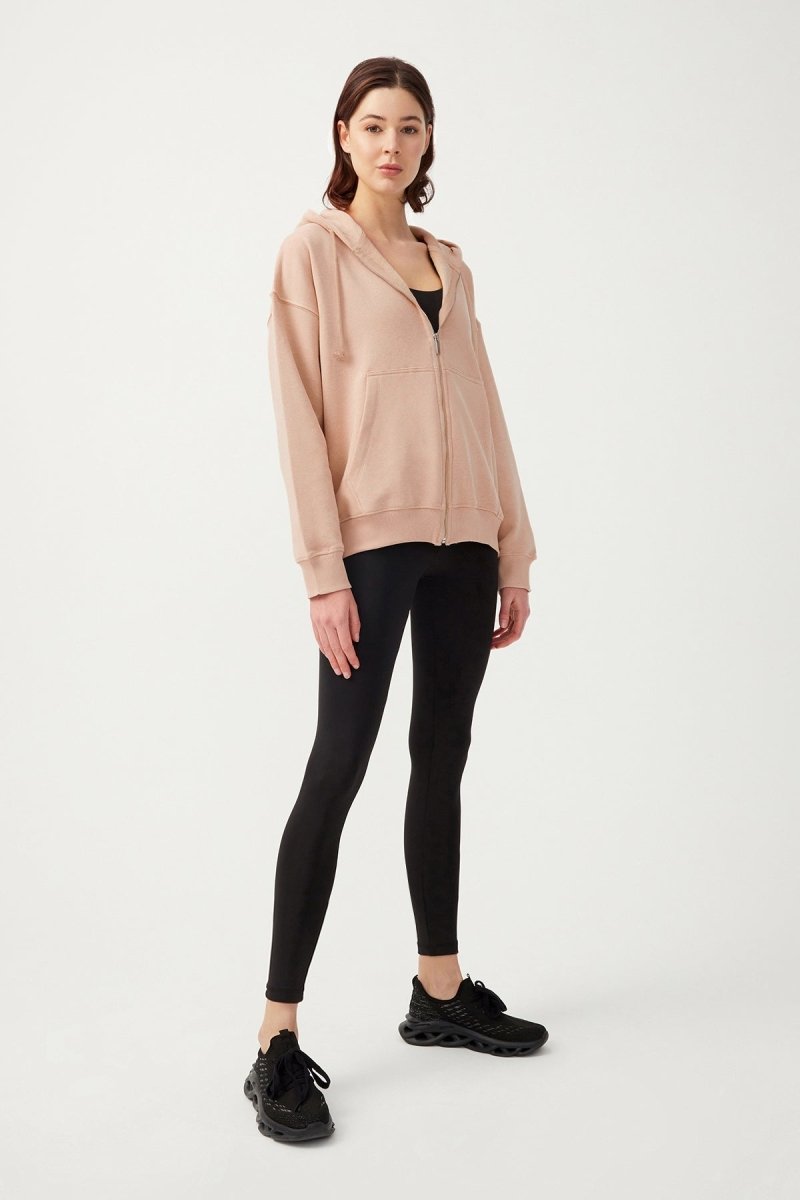 Kapüşonlu Fermuarlı Sweatshirt