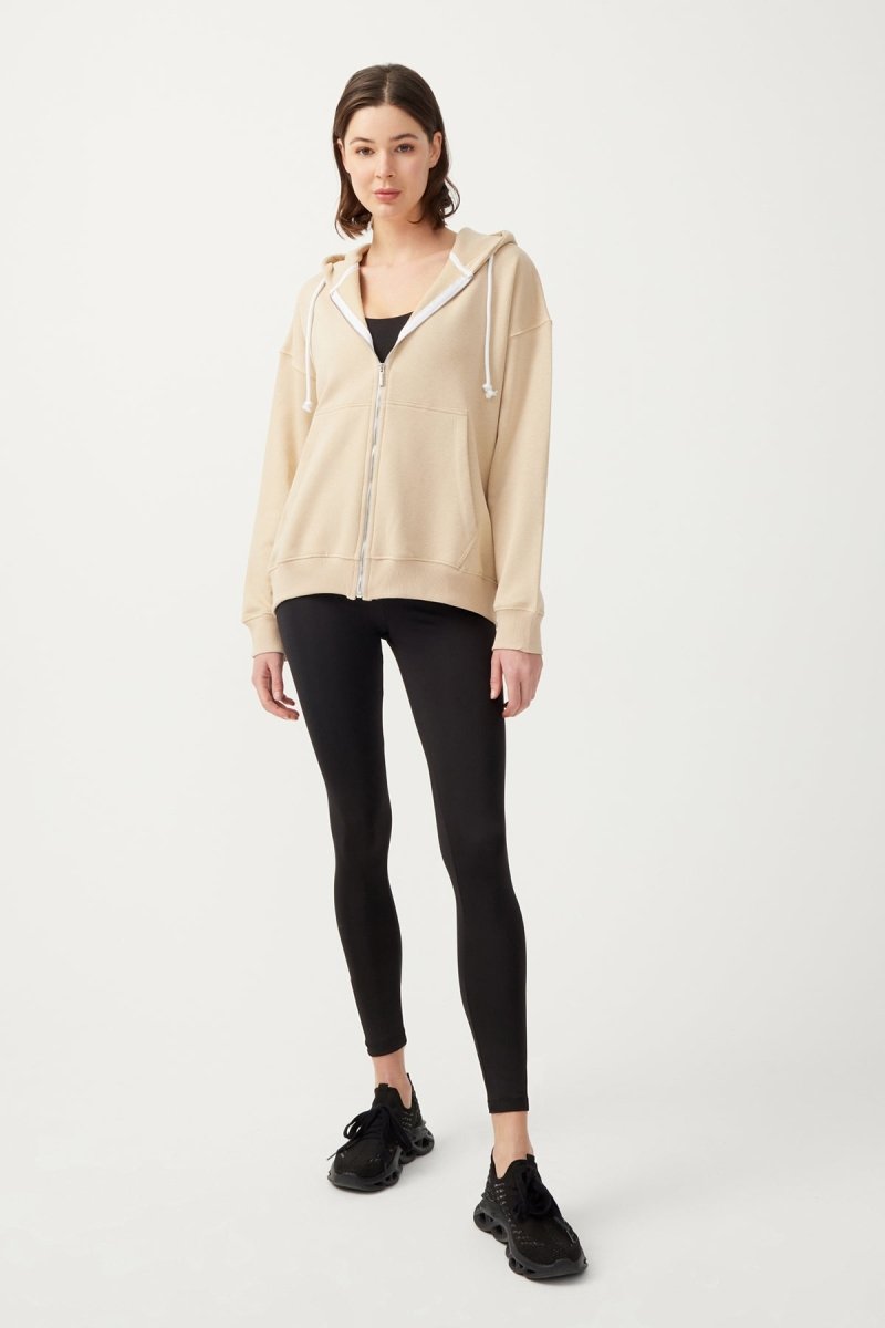 Kapüşonlu Fermuarlı Sweatshirt