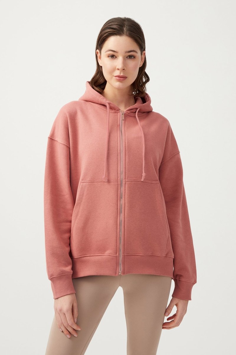 Kapüşonlu Fermuarlı Sweatshirt