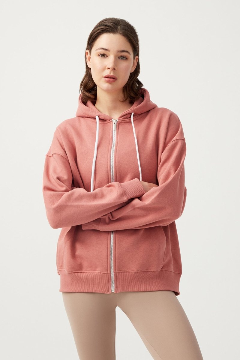 Kapüşonlu Fermuarlı Sweatshirt
