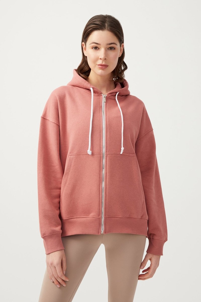 Kapüşonlu Fermuarlı Sweatshirt