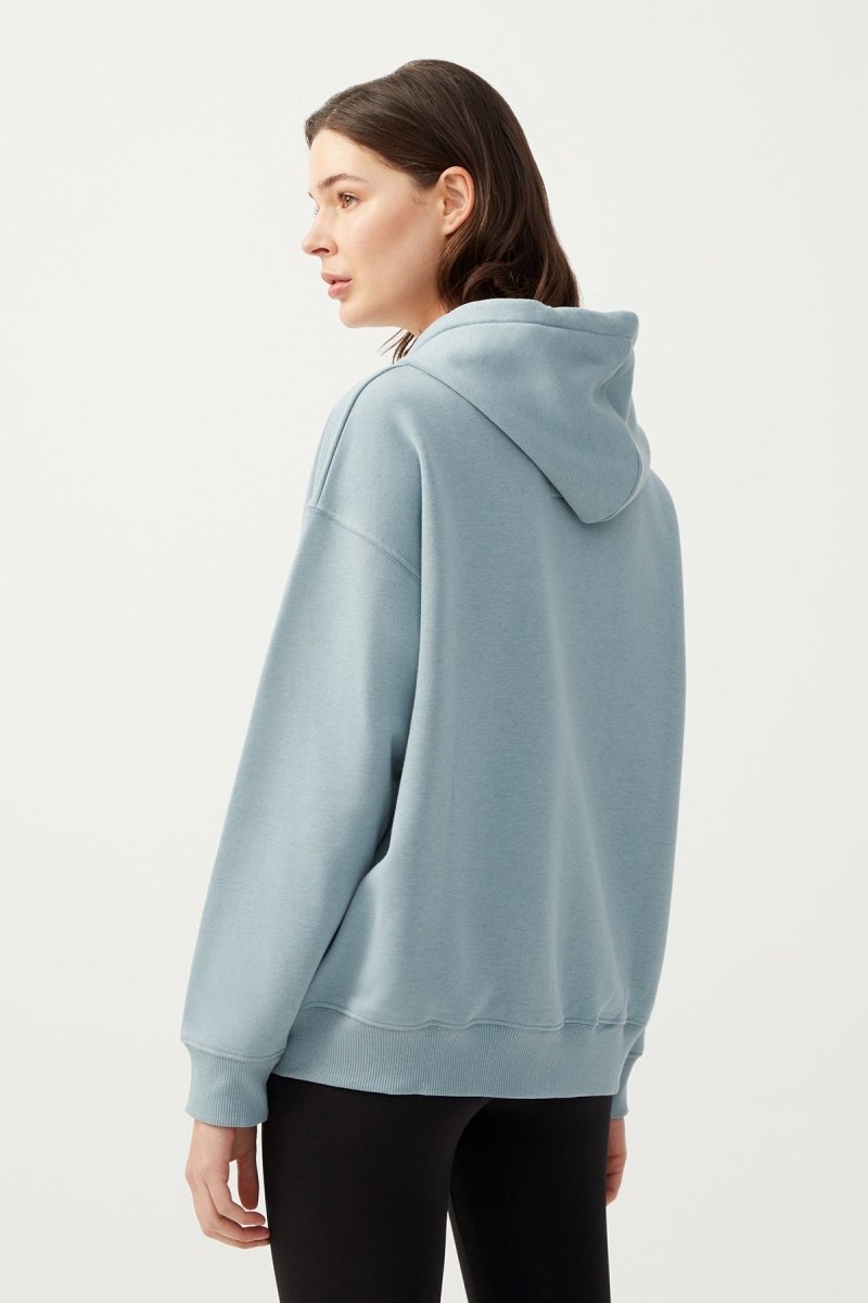 Kapüşonlu Fermuarlı Sweatshirt