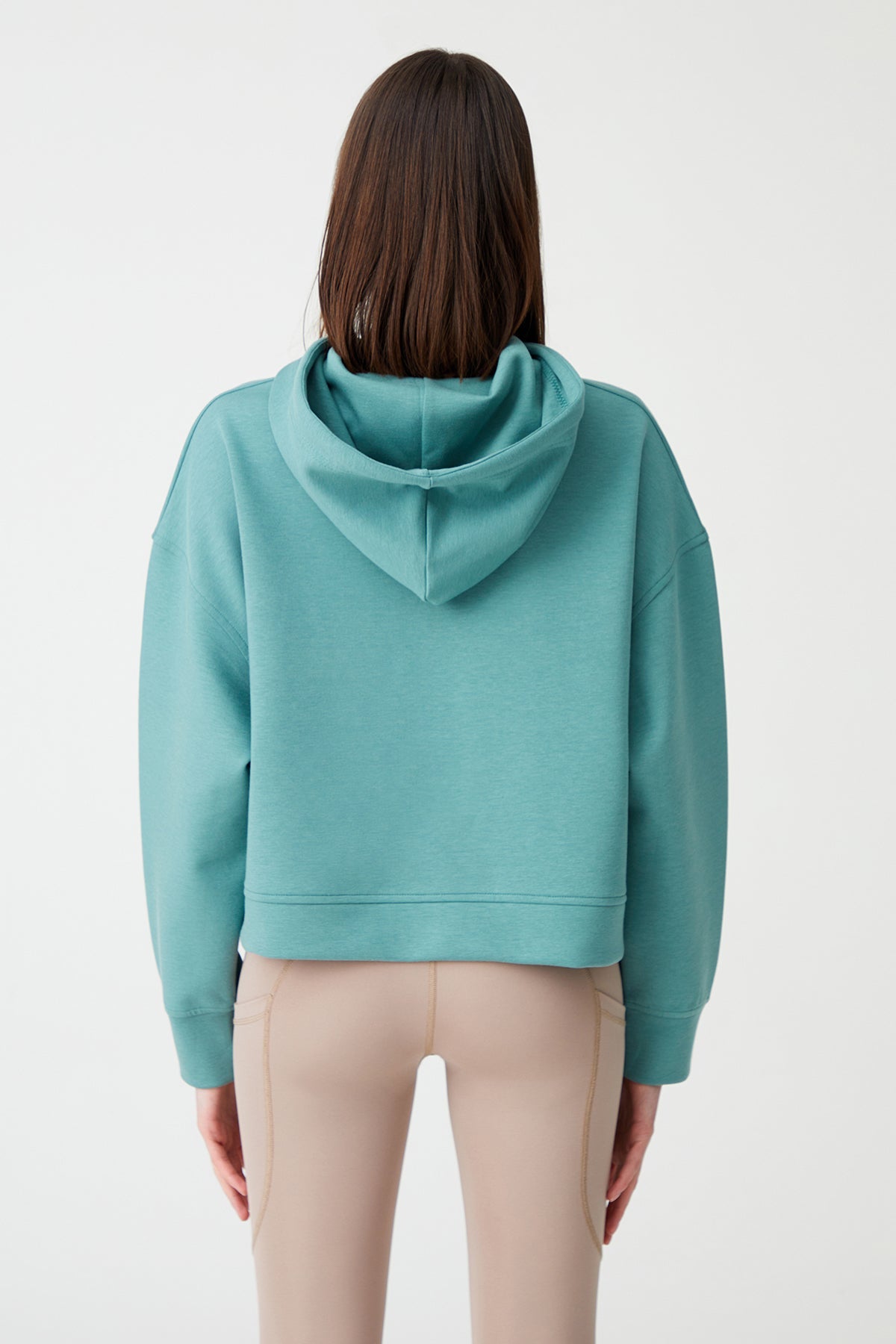 Kapüşonlu Kısa Sweatshirt