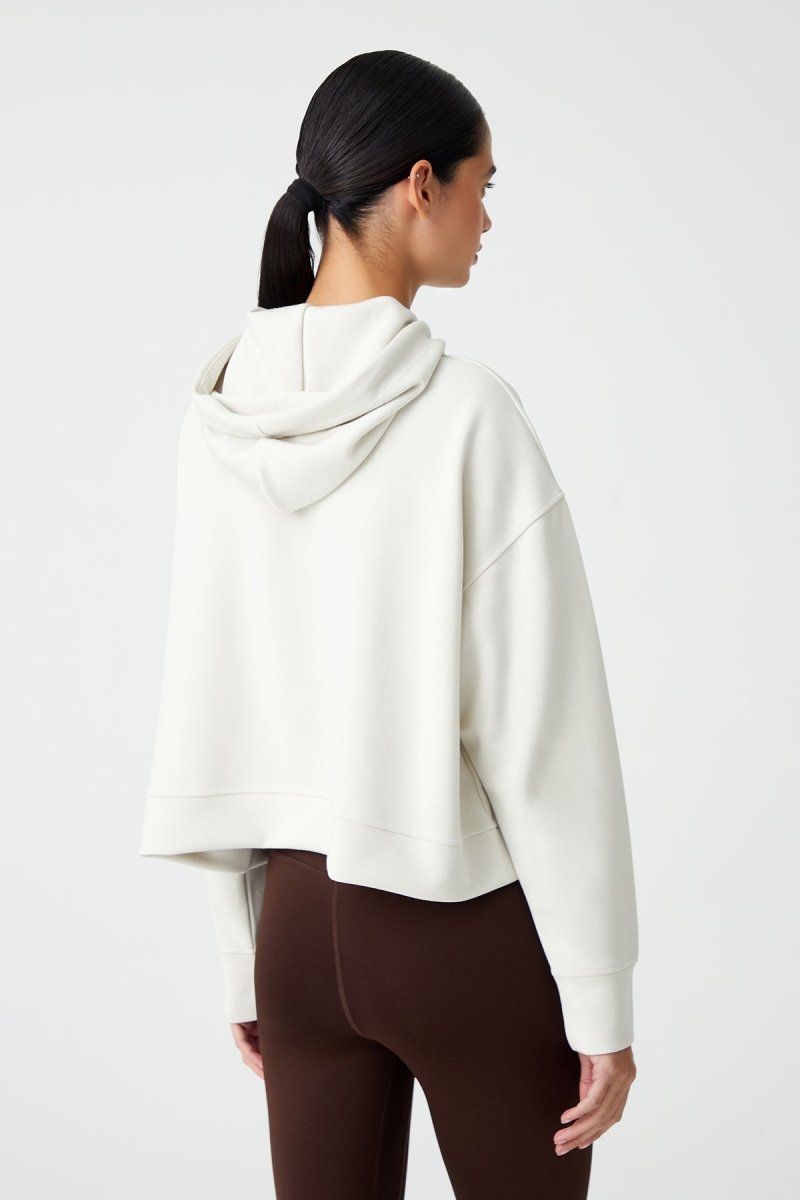 Kapüşonlu Kısa Sweatshirt