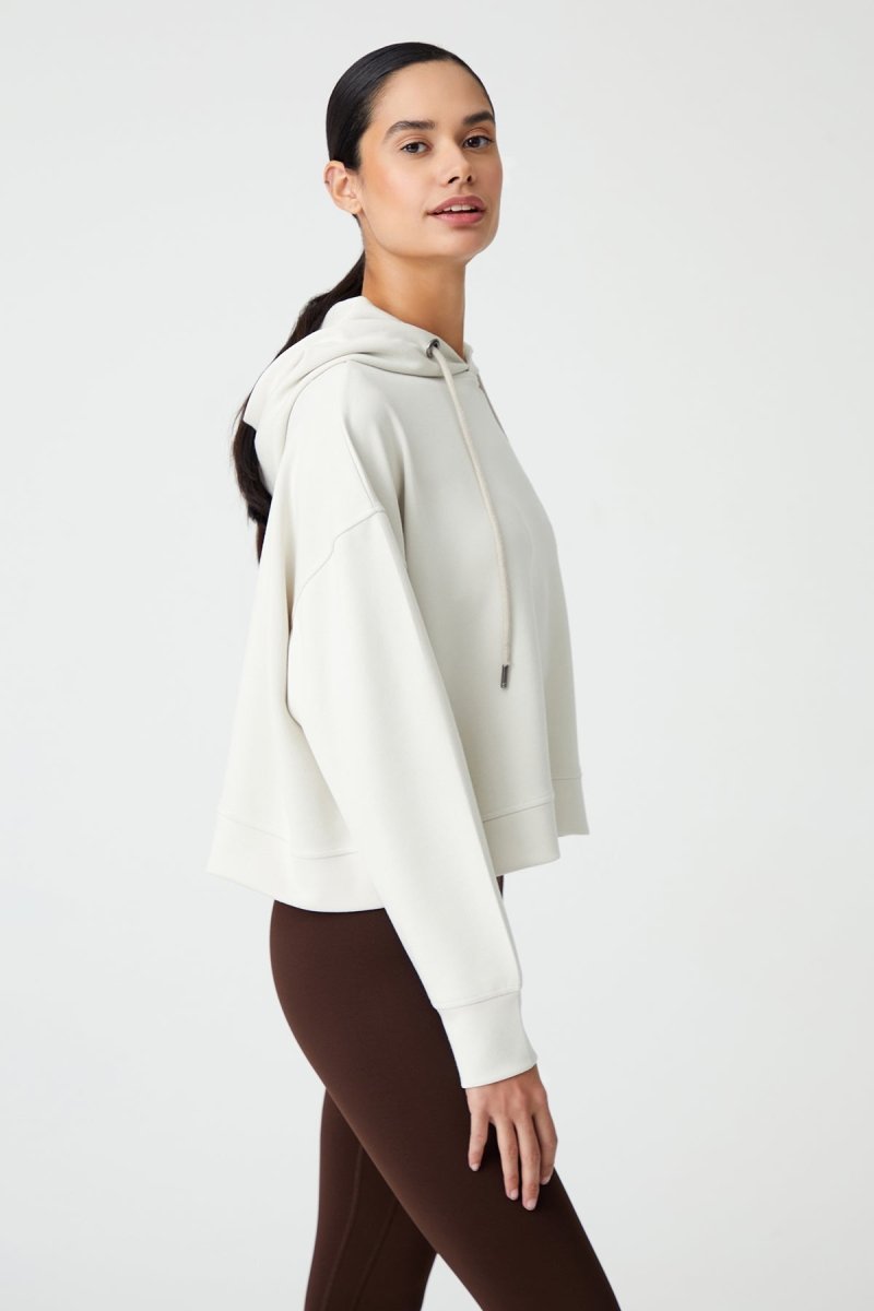 Kapüşonlu Kısa Sweatshirt