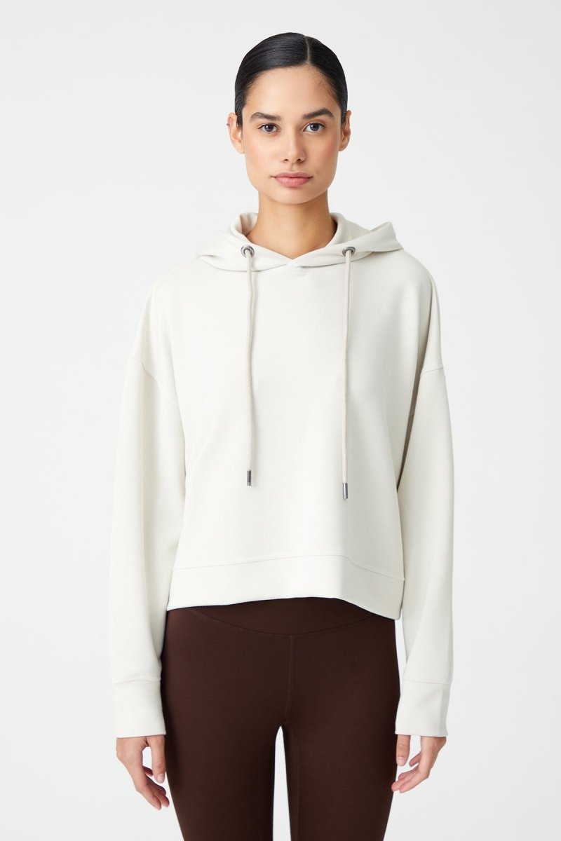 Kapüşonlu Kısa Sweatshirt