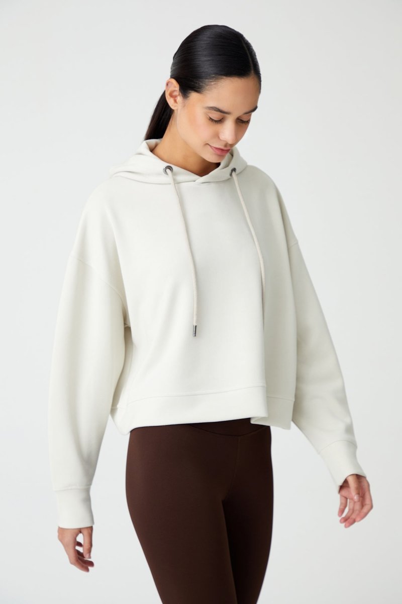 Kapüşonlu Kısa Sweatshirt