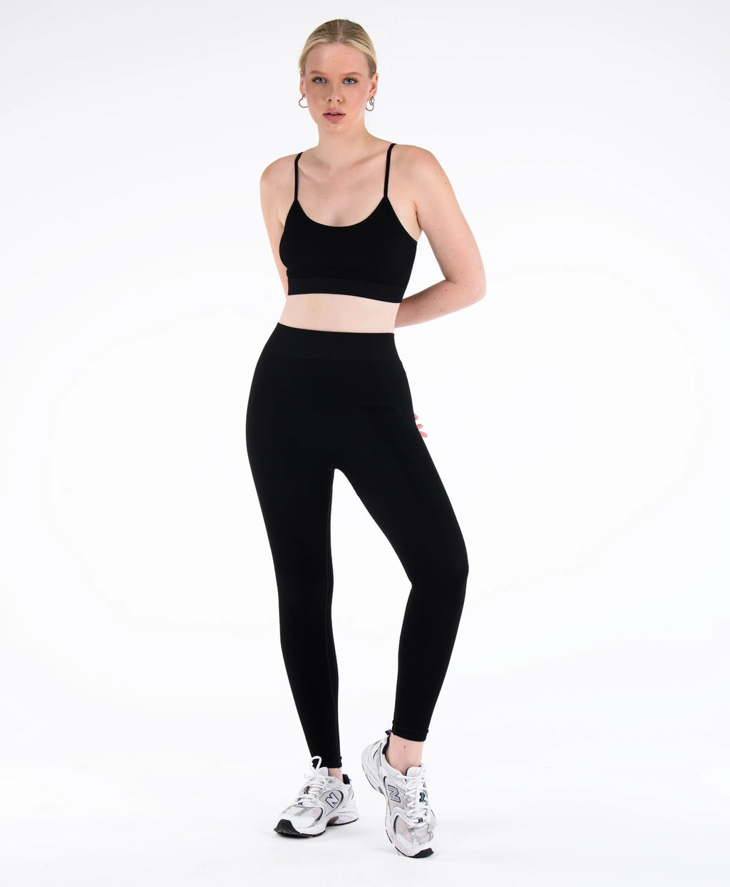 Fitilli Dikişsiz Pilates Taytı