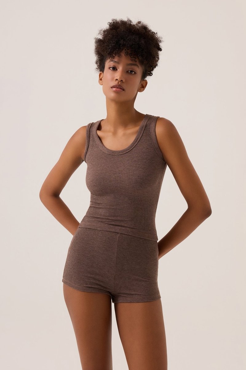 Modal Askılı Şortlu Pijama Takımı