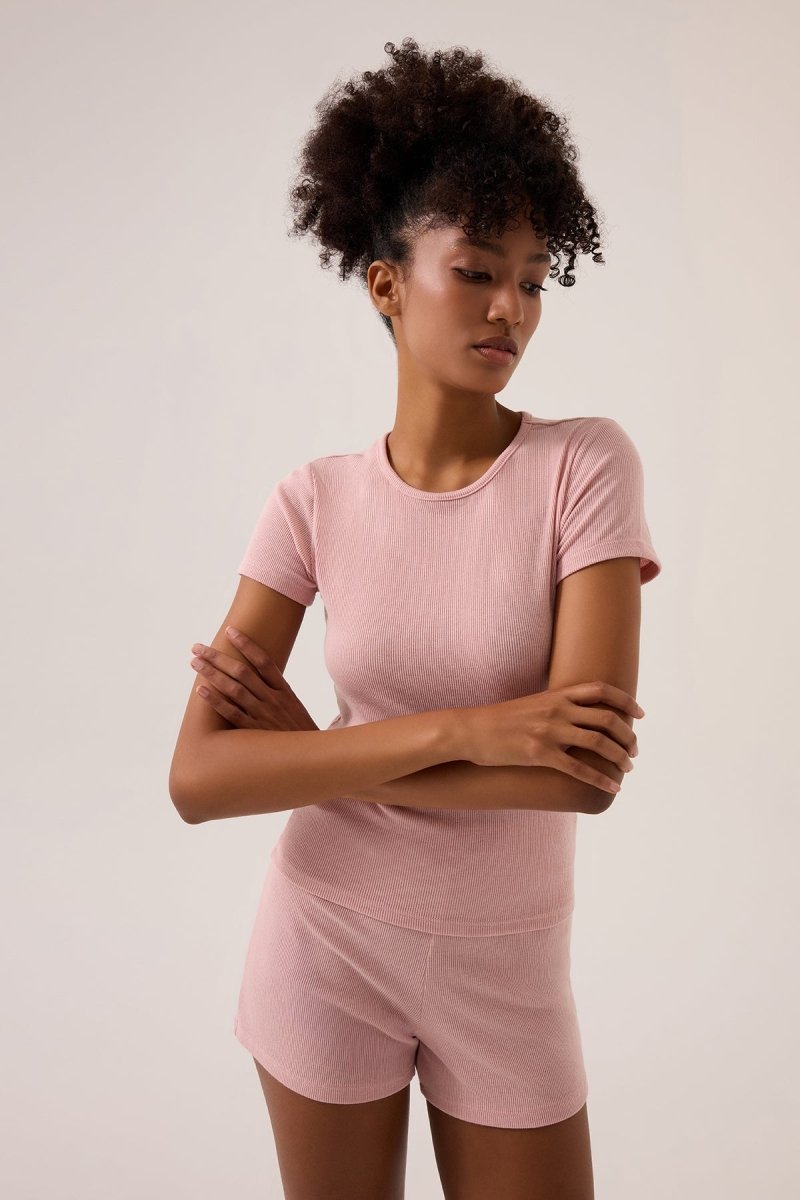 Modal Kısa Kollu Şortlu Pijama Takımı