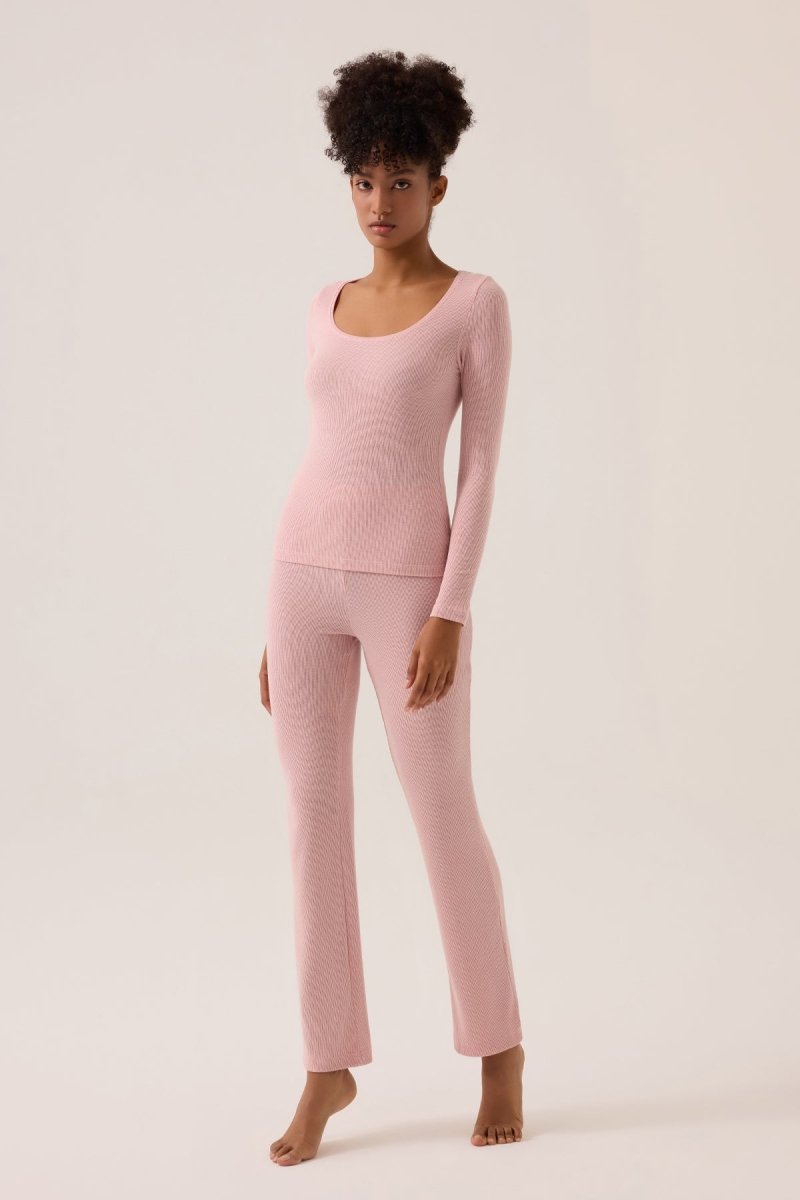 Modal Uzun Kollu Pijama Takımı